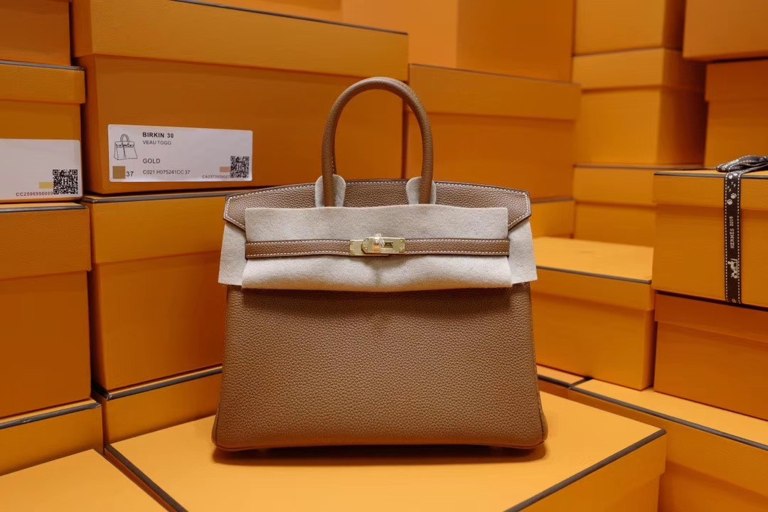 VIP一级品: Birkin25 Ck37金棕色 Togo皮 金扣 新鲜出货 Y刻