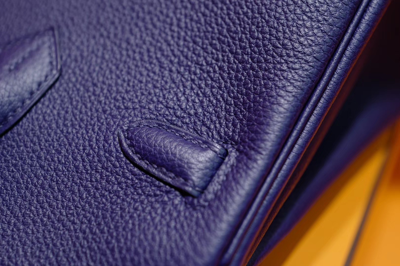 爱马仕包包官网 Birkin 25cm M3墨水蓝 Togo 银扣