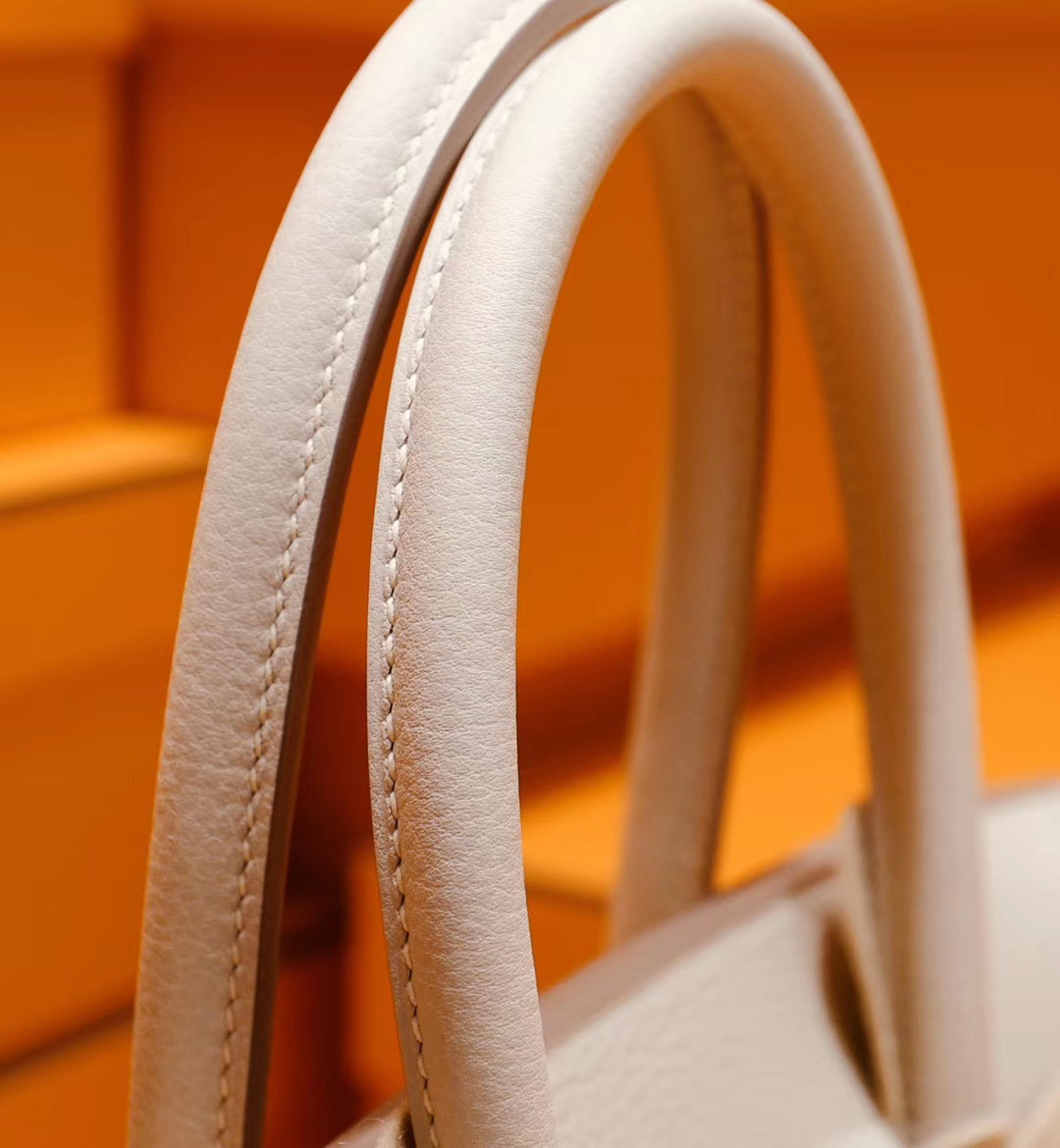 Hermes Birkin 30CM 奶昔白 Togo皮 金扣