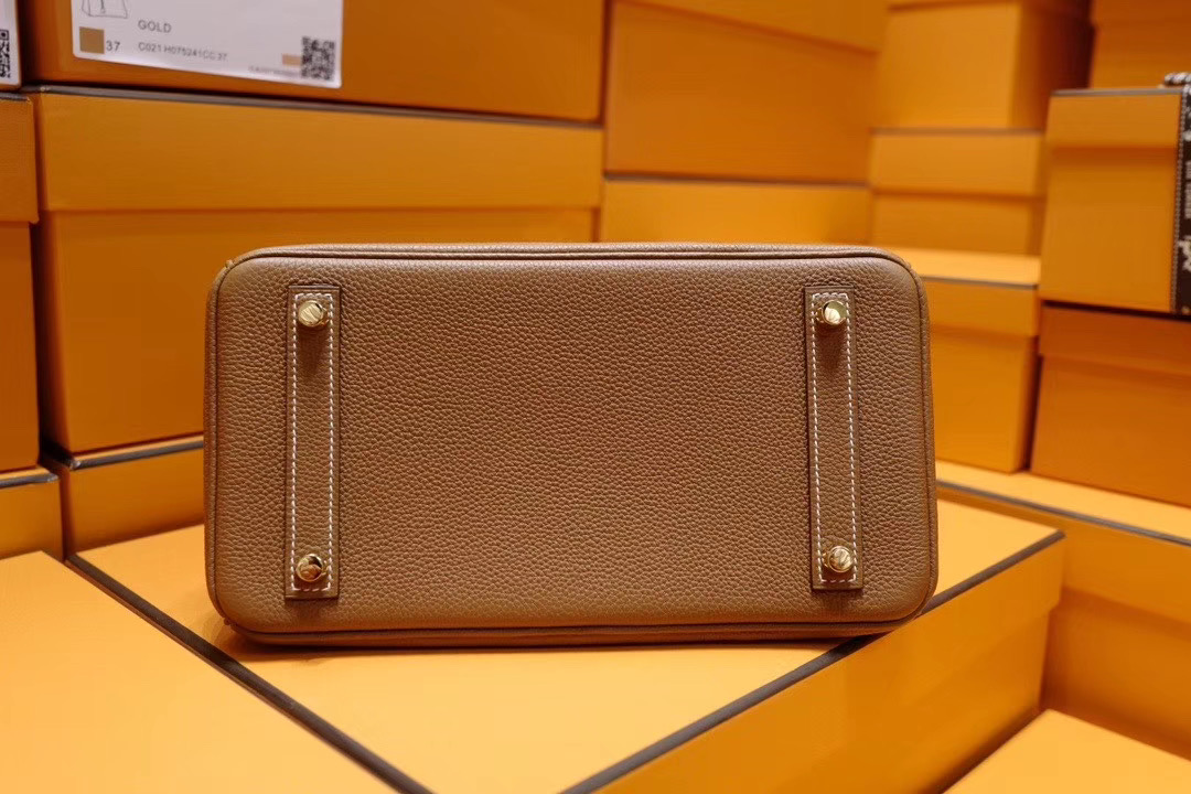 VIP一级品: Birkin25 Ck37金棕色 Togo皮 金扣 新鲜出货 Y刻
