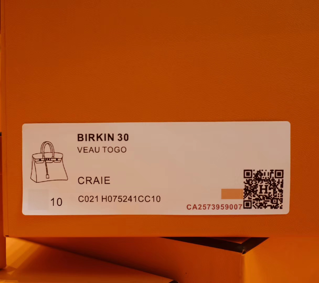 Hermes Birkin 30CM 奶昔白 Togo皮 金扣