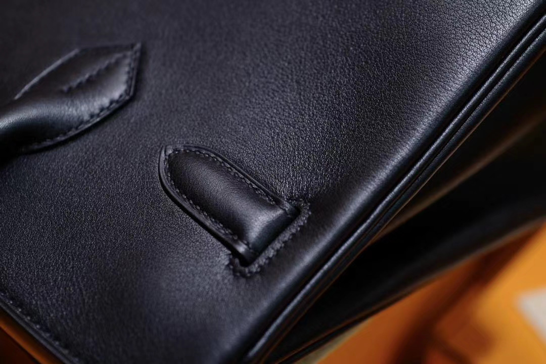 VIP级: 爱马仕 Hermes Birkin30CM 黑色 Swift皮 金扣