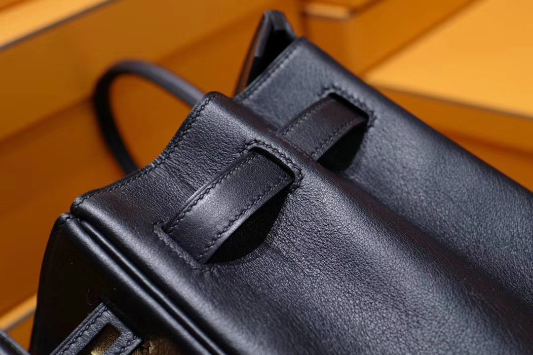 VIP级: 爱马仕 Hermes Birkin30CM 黑色 Swift皮 金扣