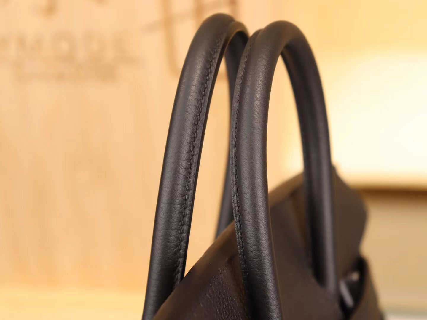 爱马仕铂金包价格 Hermes Birkin25CM黑色togo荔枝纹牛皮  银扣