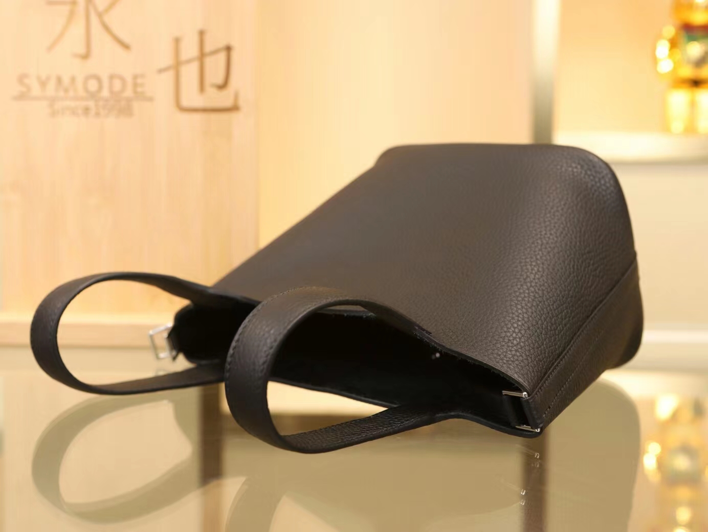 爱马仕菜篮子包 Hermes Picotin Lock18/22CM 89黑色TC皮 银扣/金扣