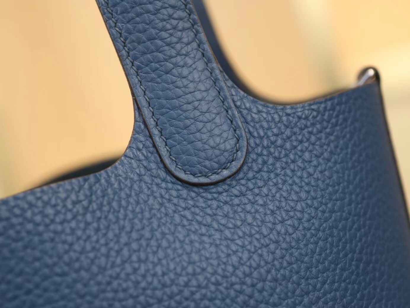 爱马仕菜篮子包水桶包 Hermes Picotin Lock18/22CM S4深邃蓝 银扣