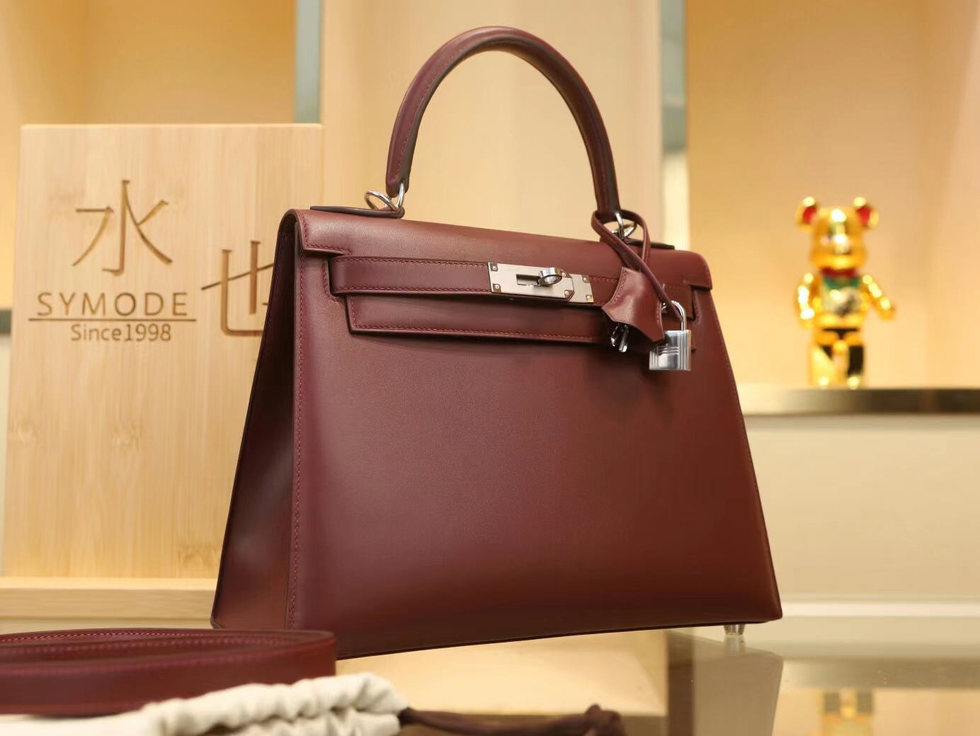 爱马仕女包货源 Hermes新皮种Sombrero 55H红外缝凯莉包Kelly 28CM