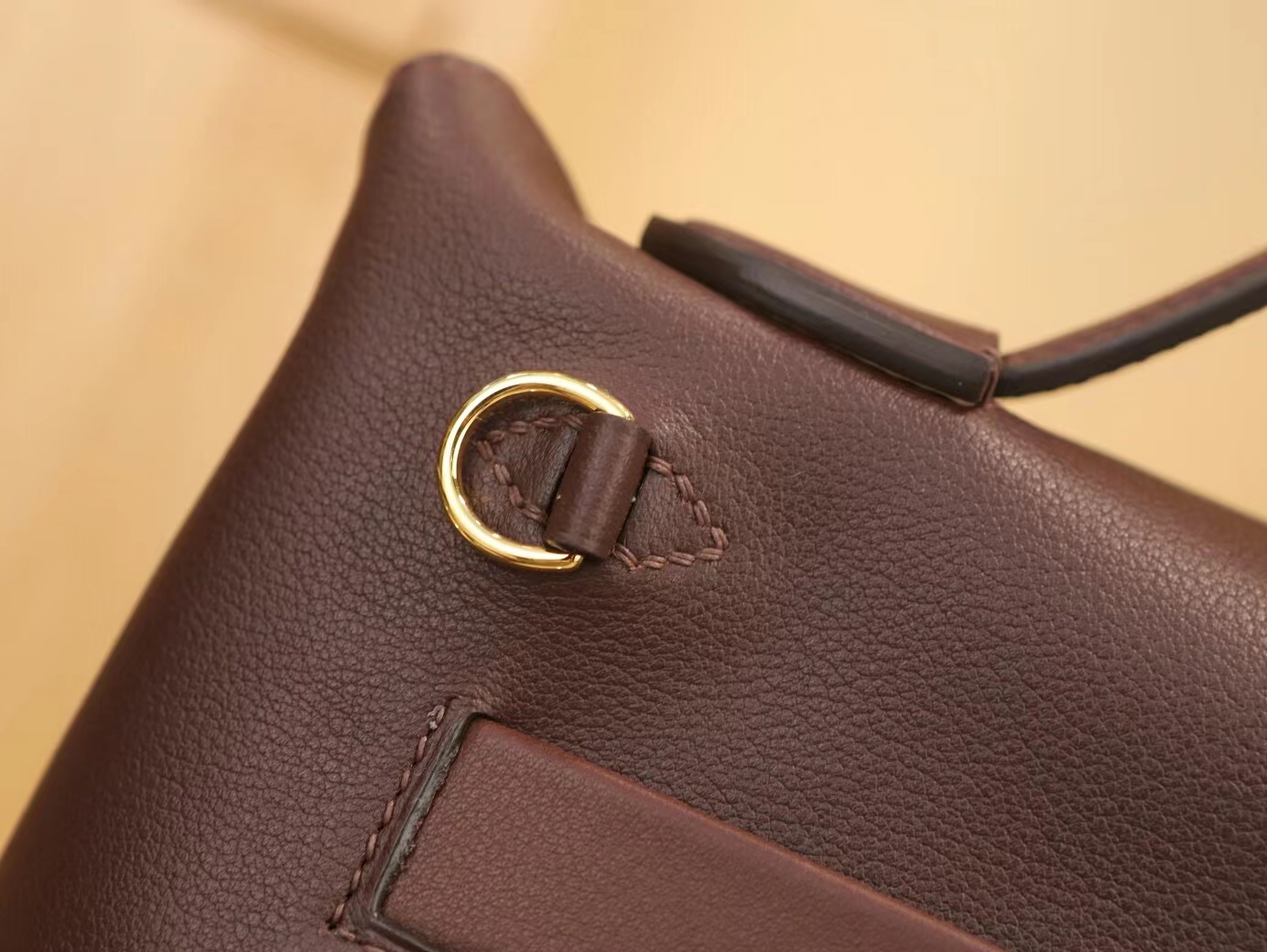 爱马仕新款女包 Hermes 0G马鞍红内拼宝石蓝Mini 2424手提单肩包