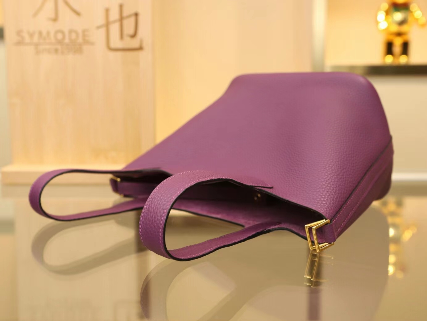 爱马仕包包批发 Hermes Picotin Lock18/22CM P9海葵紫TC皮菜篮子包水桶包