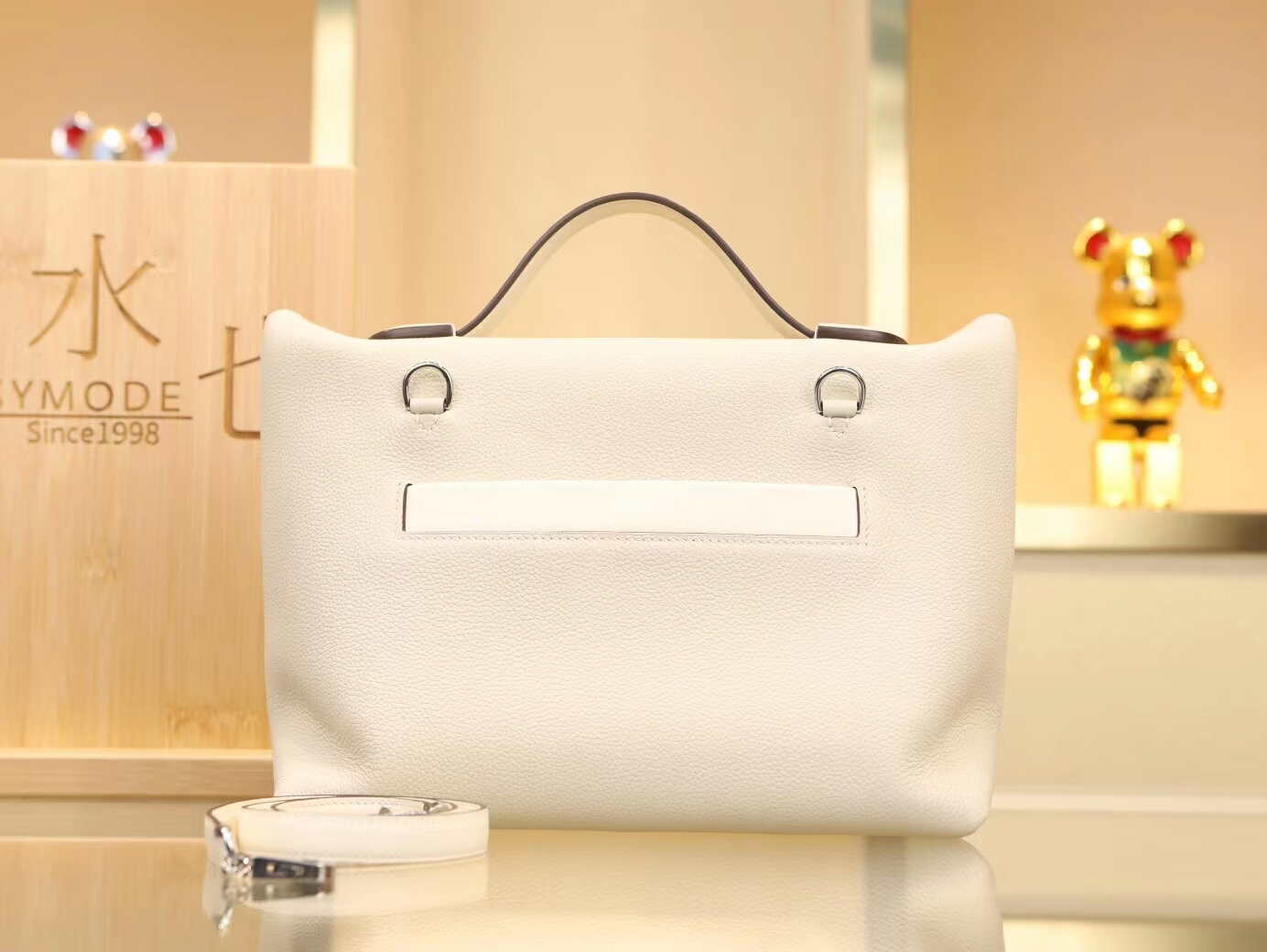 爱马仕Hermes Kelly 2424小号29CM 四拼色Togo皮拼Swift皮拼雾面鳄鱼皮