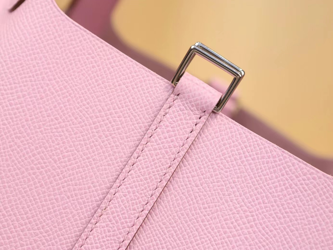 爱马仕编织手柄菜篮子包Hermes Picotin Lock Tressage De Cuir18CM X9锦葵紫