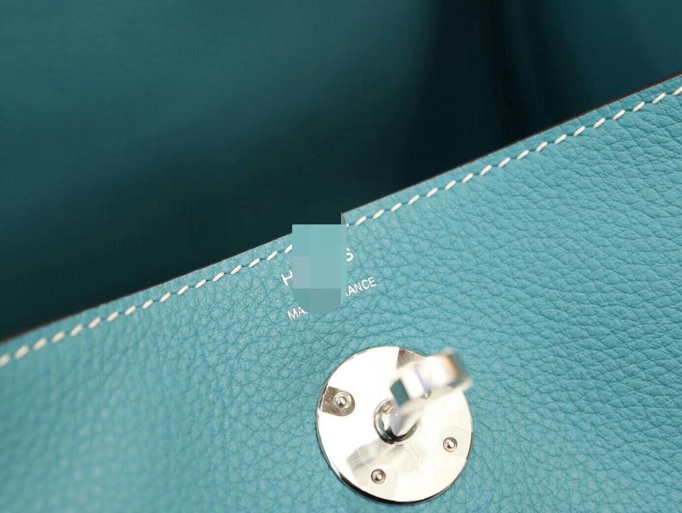 水也名品 Hermes Lindy26CM/30CM 爱马仕CC75牛仔蓝TC牛皮琳迪包 银扣