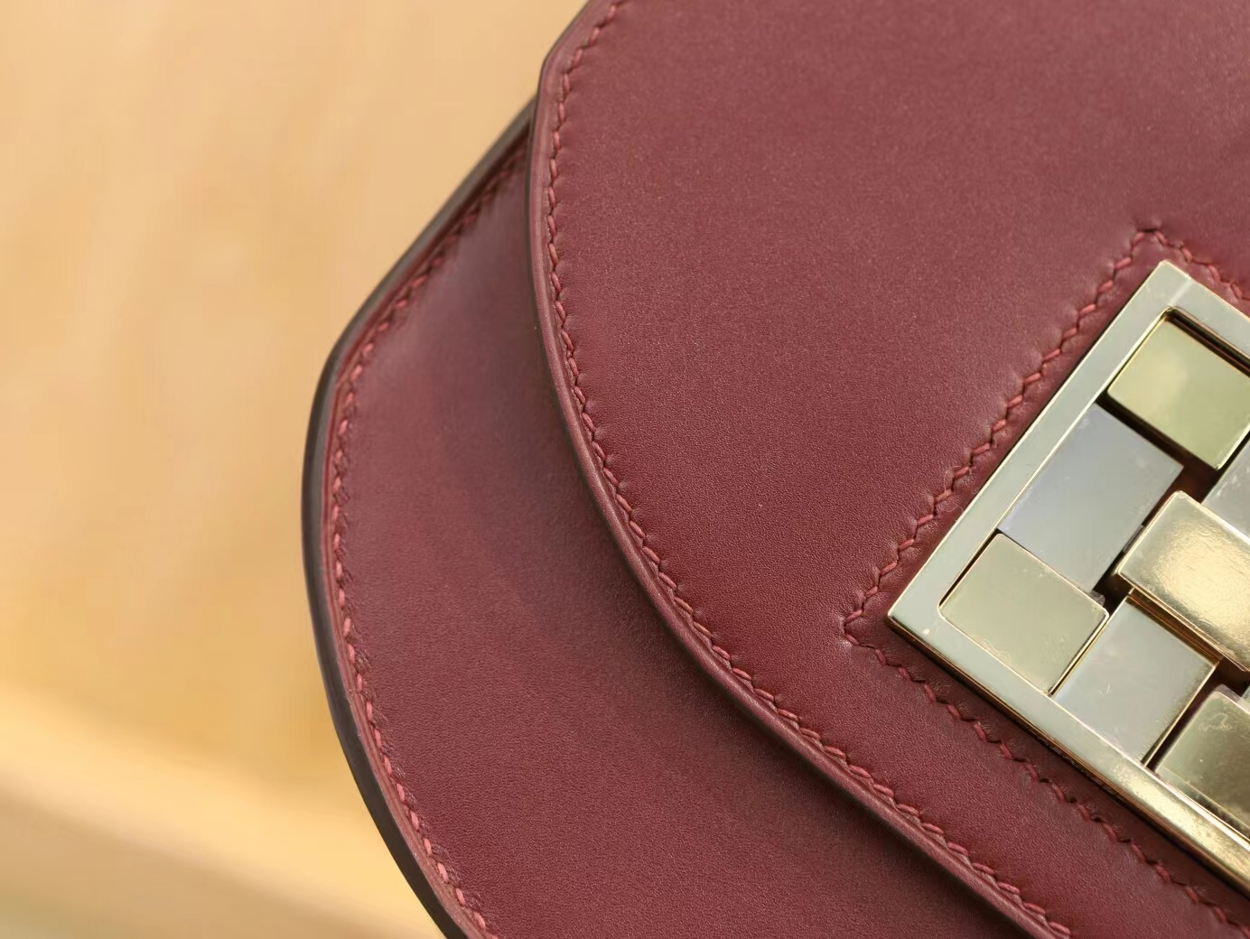 Hermes Masaique Mini17CM 爱马仕55爱马仕红马赛克包斜挎包 金扣