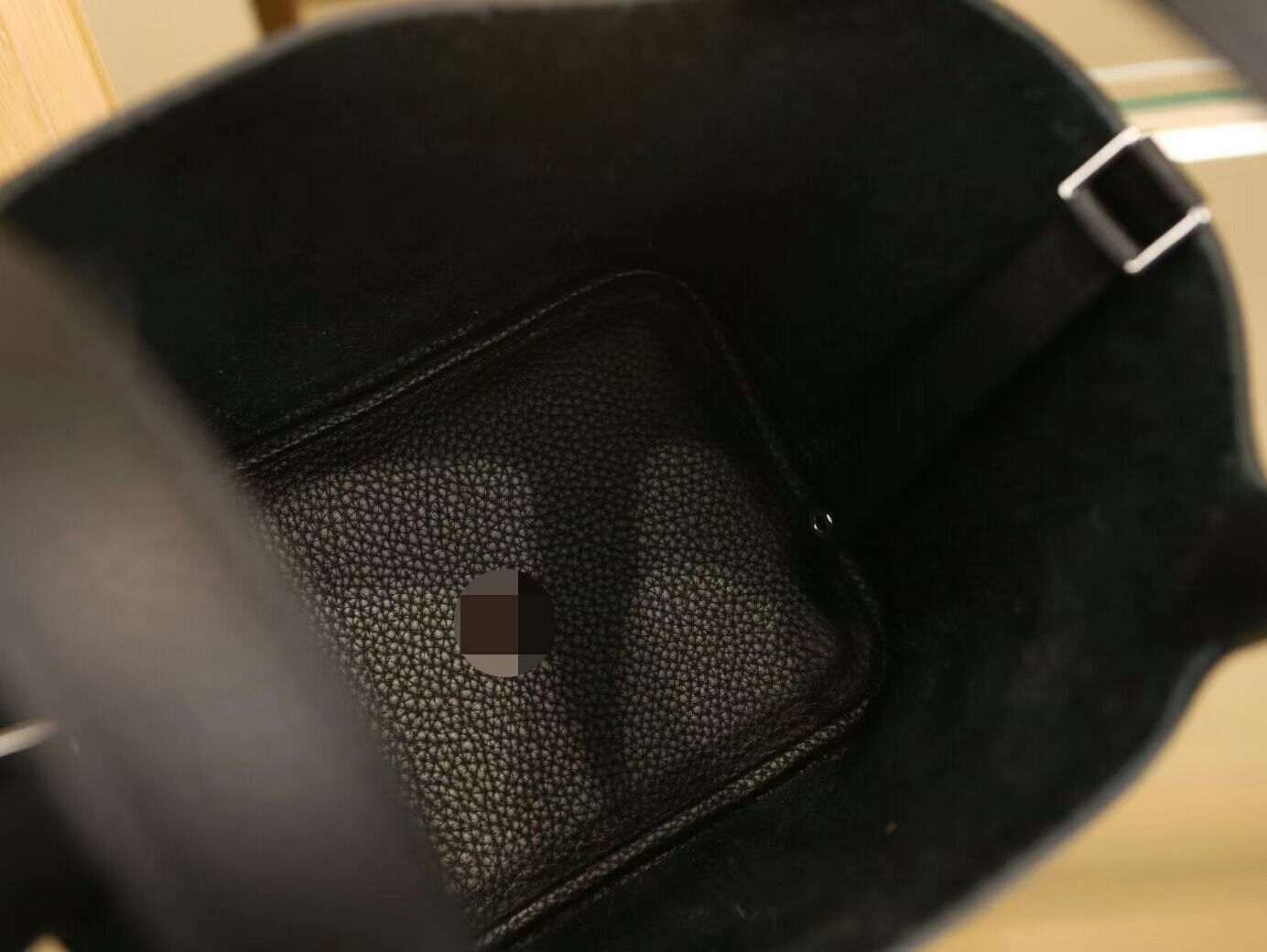 爱马仕菜篮子包 Hermes Picotin Lock18/22CM 89黑色TC皮 银扣/金扣