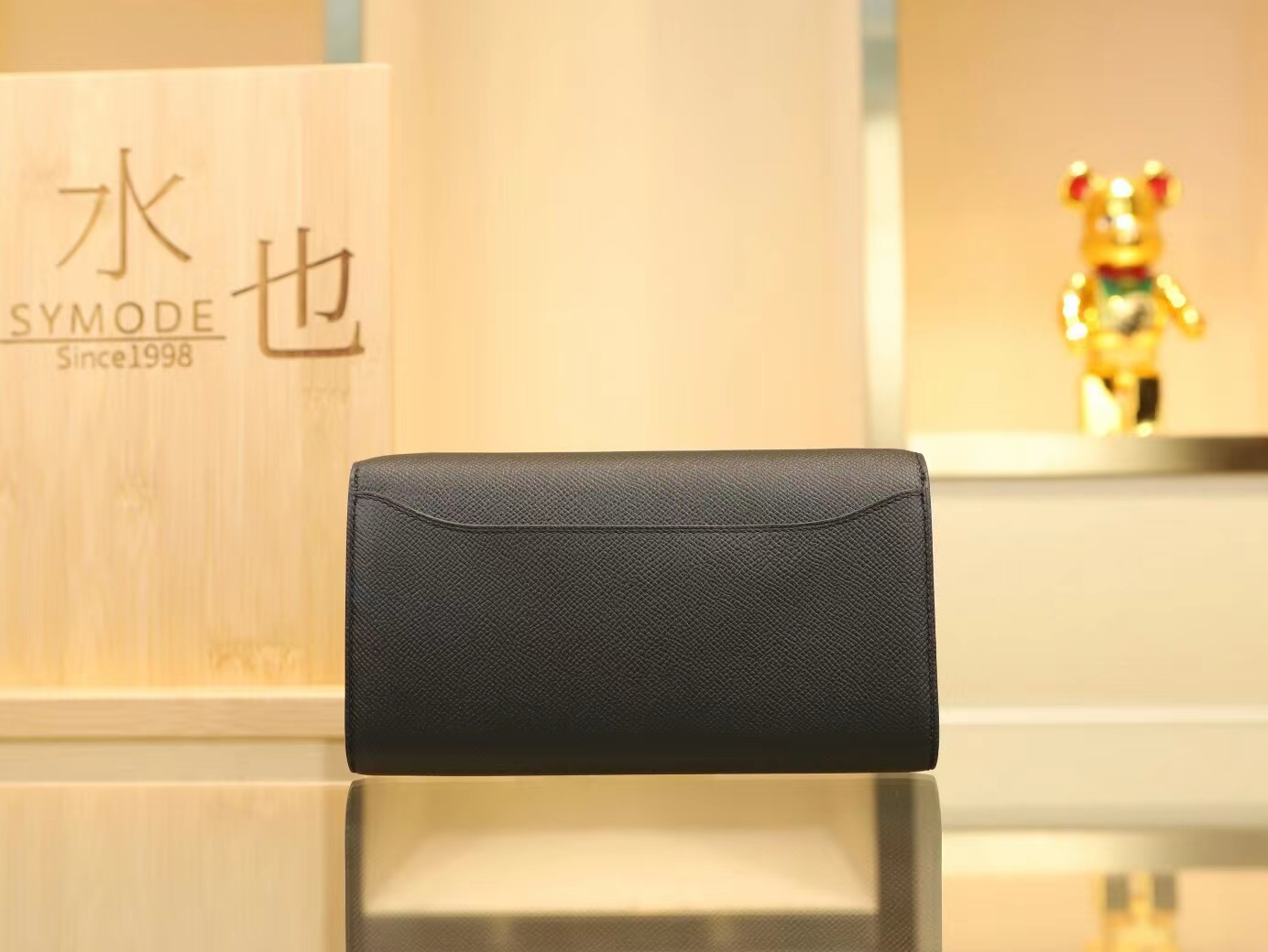 Hermes Constance to go woc 爱马仕黑色Epsom皮康斯坦空姐包钱包