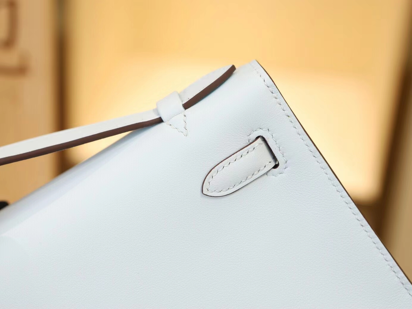 Hermes Kelly Pochette 1代 22cm 爱马仕T0圣杯蓝Swift牛皮一代迷你凯莉包