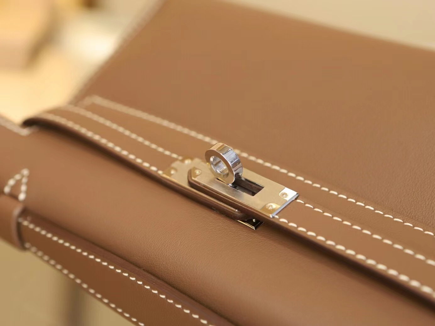 爱马仕一代迷你凯莉包 Hermes大象灰Swift小牛皮mini kelly pochette 1代 22cm