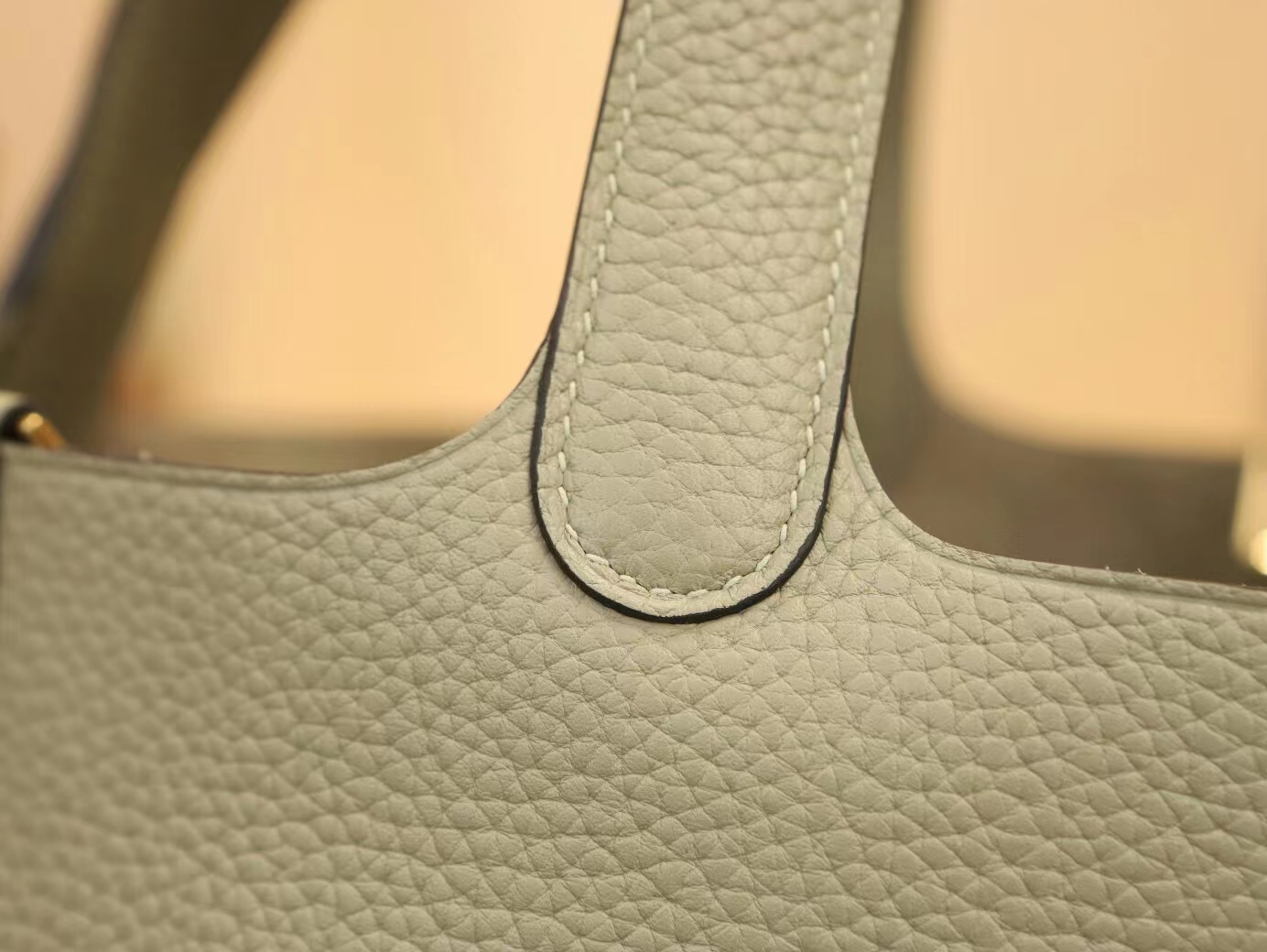 Hermes Picotin Lock18CM 爱马仕Q1鼠尾草绿菜篮子包水桶包 银扣