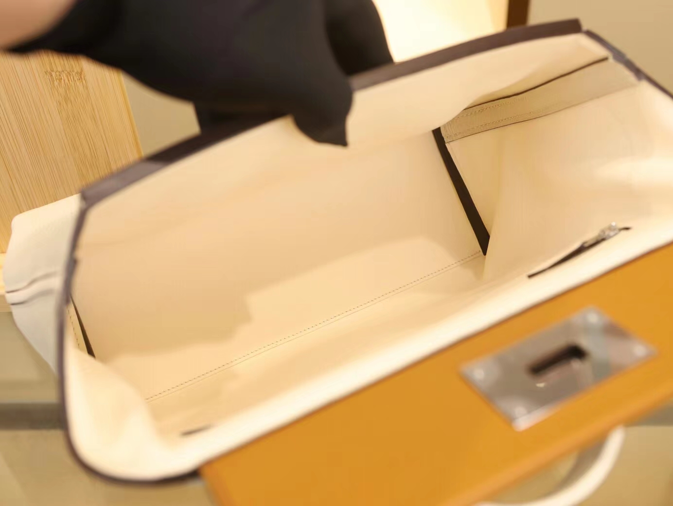 爱马仕Hermes Kelly 2424小号29CM 四拼色Togo皮拼Swift皮拼雾面鳄鱼皮