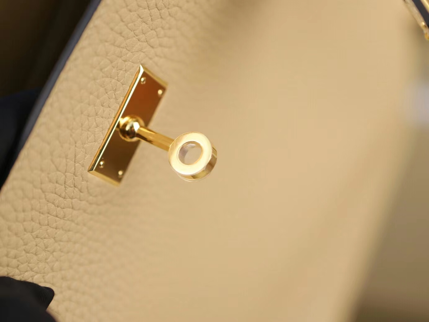 Hermes Sokelly22CM 爱马仕S2风衣灰TC牛皮单肩斜挎水桶包 金扣