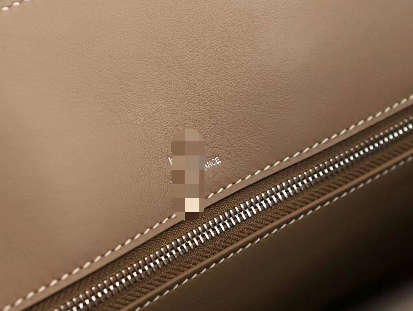 Hermes Birkin Shadow 25CM 爱马仕CK18大象灰牛皮浮雕设计铂金包