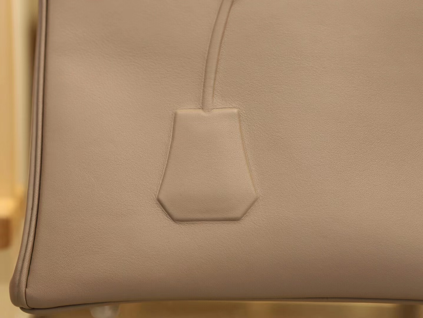 Hermes Birkin Shadow 25CM 爱马仕CK18大象灰牛皮浮雕设计铂金包