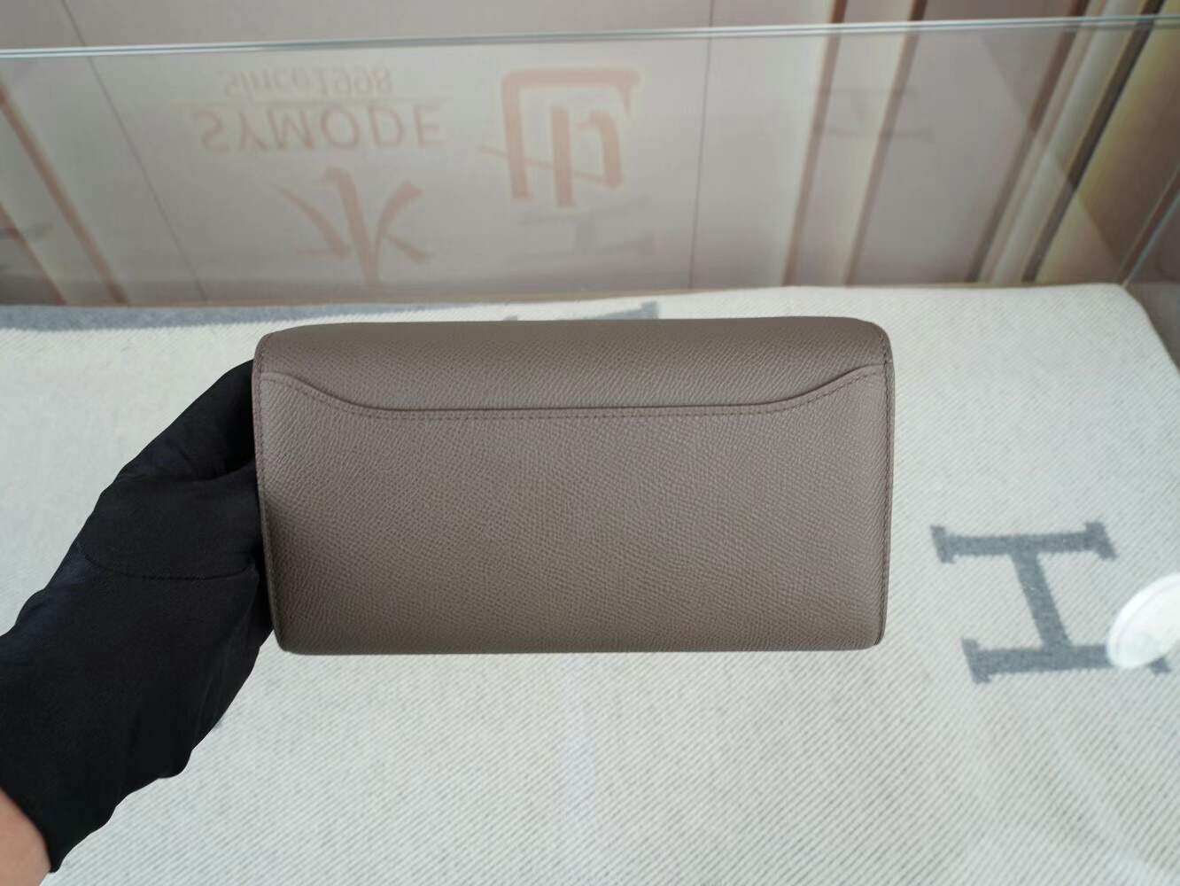 Symode Hermes Constance to go 爱马仕8F锡器灰Epsom皮康斯坦空姐包 金扣