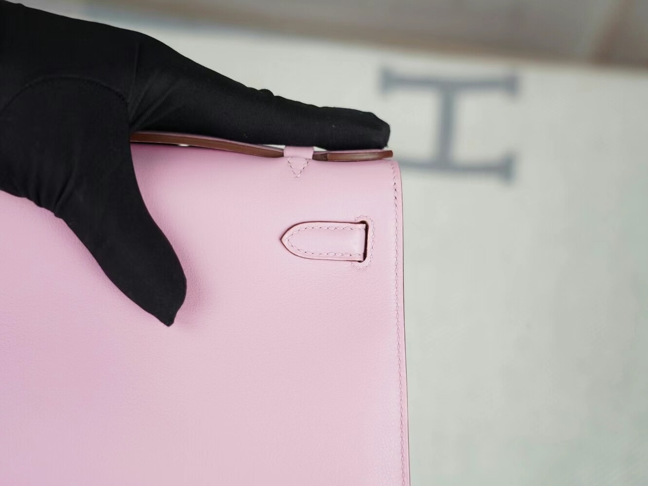 Hermes Mini Kelly Pochette22cm 爱马仕X9锦葵紫Swift皮迷你凯莉包一代