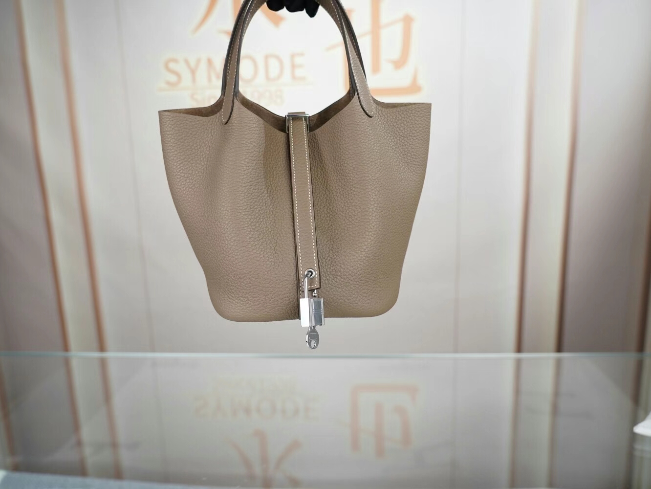 水也名品 爱马仕菜篮子包 Hermes Picotin Lock18/22CM CC18大象灰TC皮 银扣