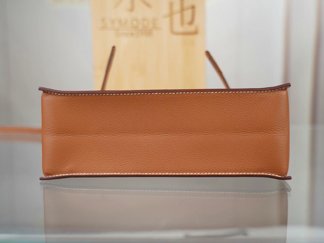Symode Hermes Kelly Danse22CM 爱马仕CK37金棕Evercolor皮跳舞包 金扣