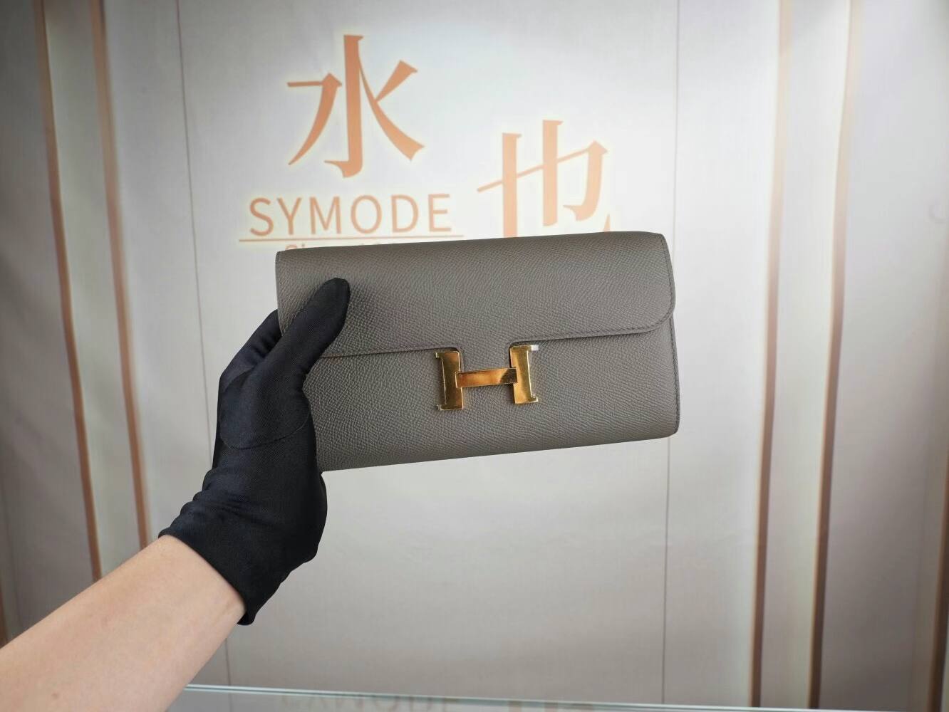 Symode Hermes Constance to go 爱马仕8F锡器灰Epsom皮康斯坦空姐包 金扣